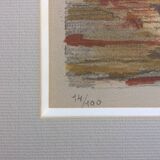 The Acropolis. Lithograph by Jean-Eugène BERSIER (1896-1978).