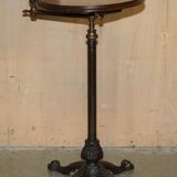 Adjustable Victorian reading or music table Leveson & Son metal