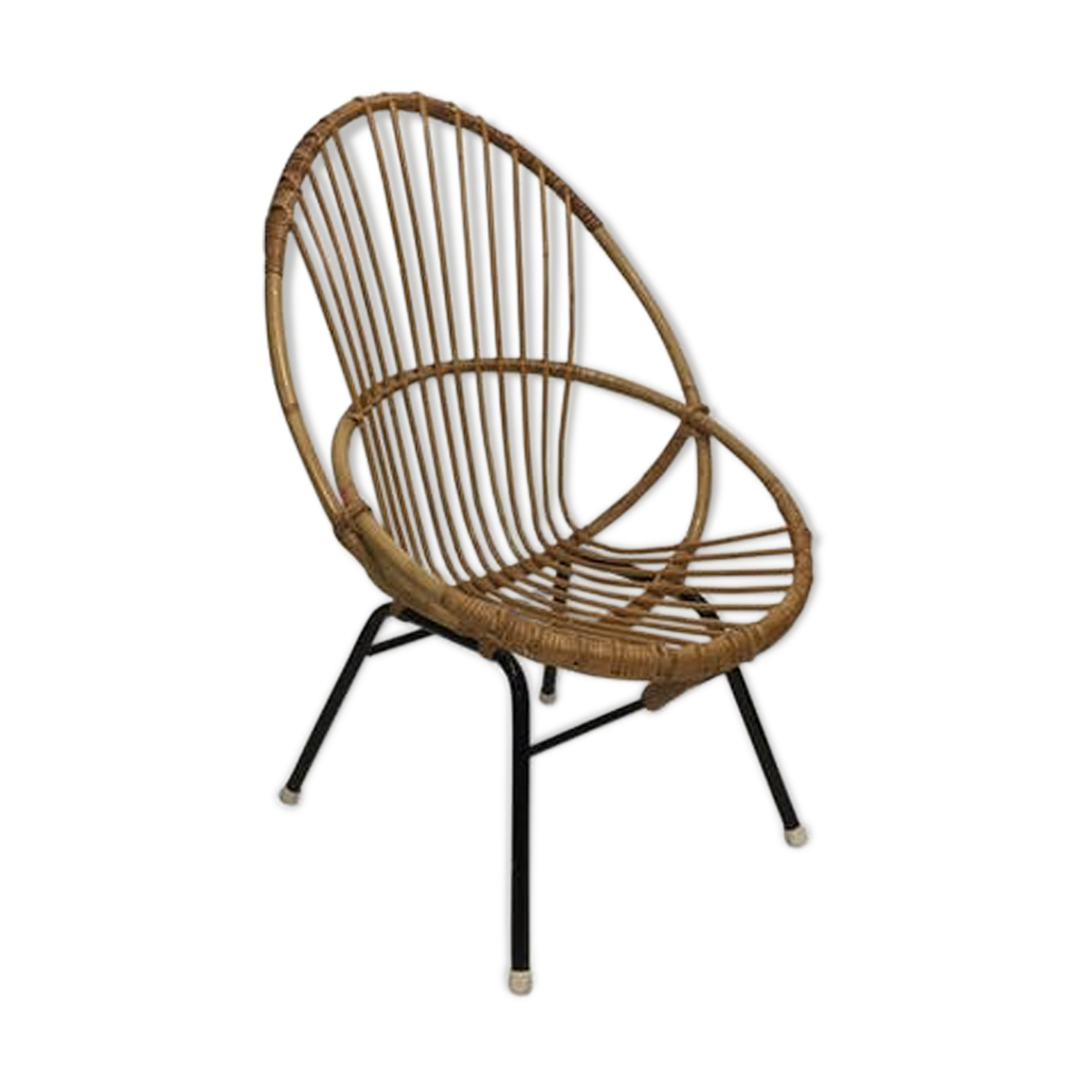 1960s rattan chair