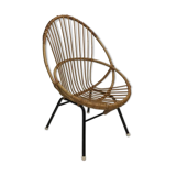 1960s rattan chair