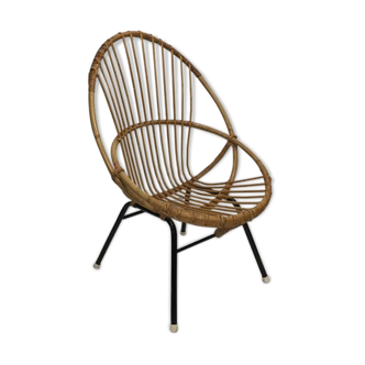 1960s rattan chair