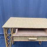 Rattan desk