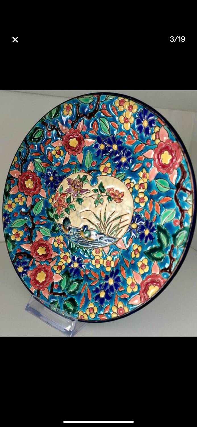 Longwy André Masson Plate