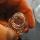 Baccarat servant condiments oiler vinegar mustard crystal silver metal