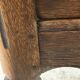 French provincial chest in carved and pegged solid oak, 18th century.