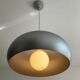 Vintage hanging lamp saucer aluminum years 70/80