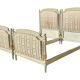 Paire de Lits Laqués Style Louis XVI