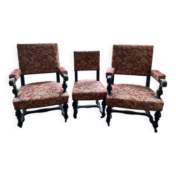 Napoleon III armchairs and chairs