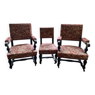Napoleon III armchairs and chairs