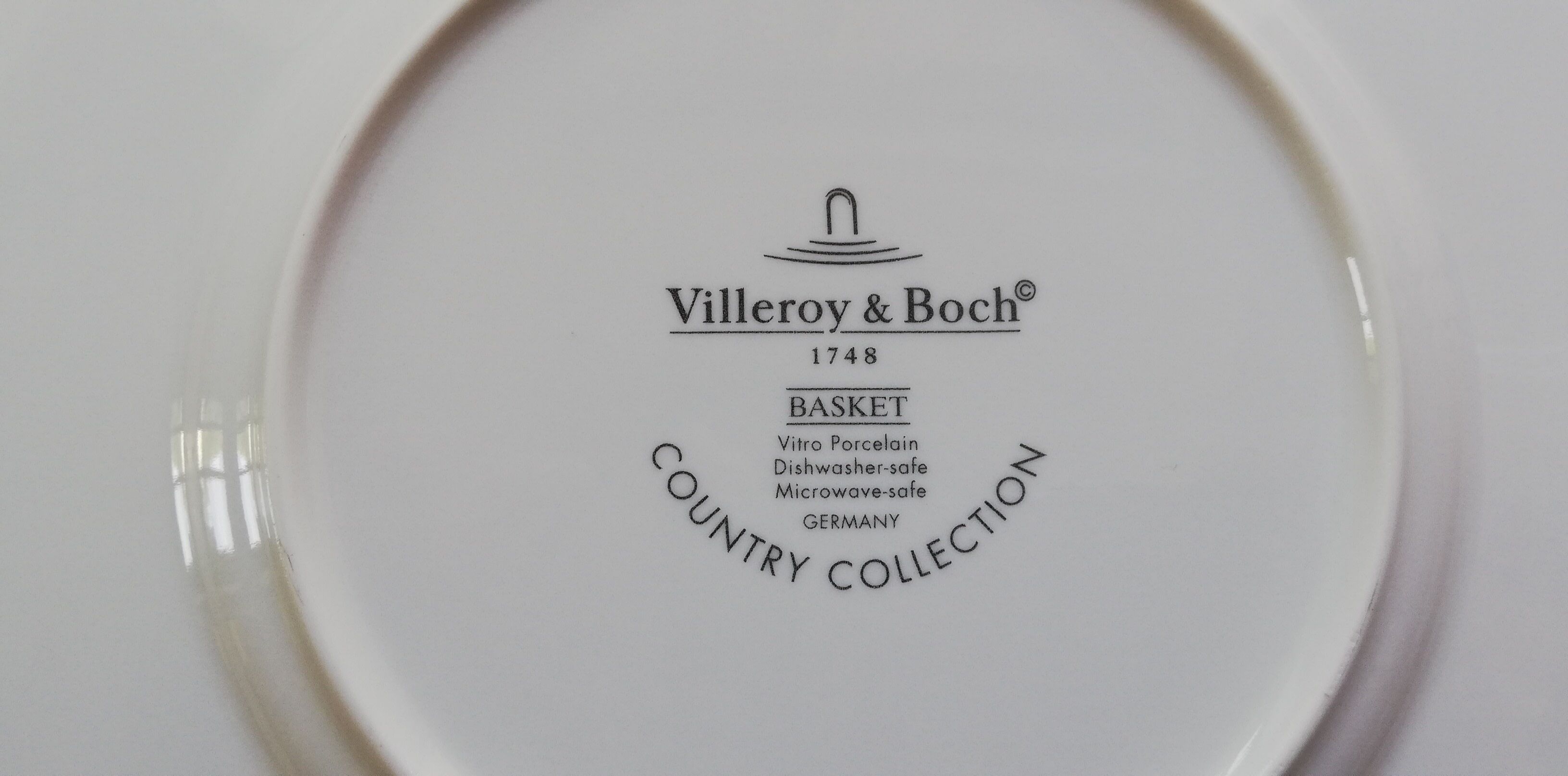 Dessert plate Villeroy and Boch Basket Country collection