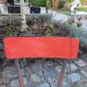 Red formica chair