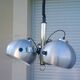 Suspension Lustre Space Age 1970 Eyeball Massive Art Belgium brushed aluminium