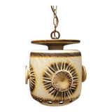 Large and beautiful hanging lamp in ceramic. Danish from the 70s, in super nice condition.