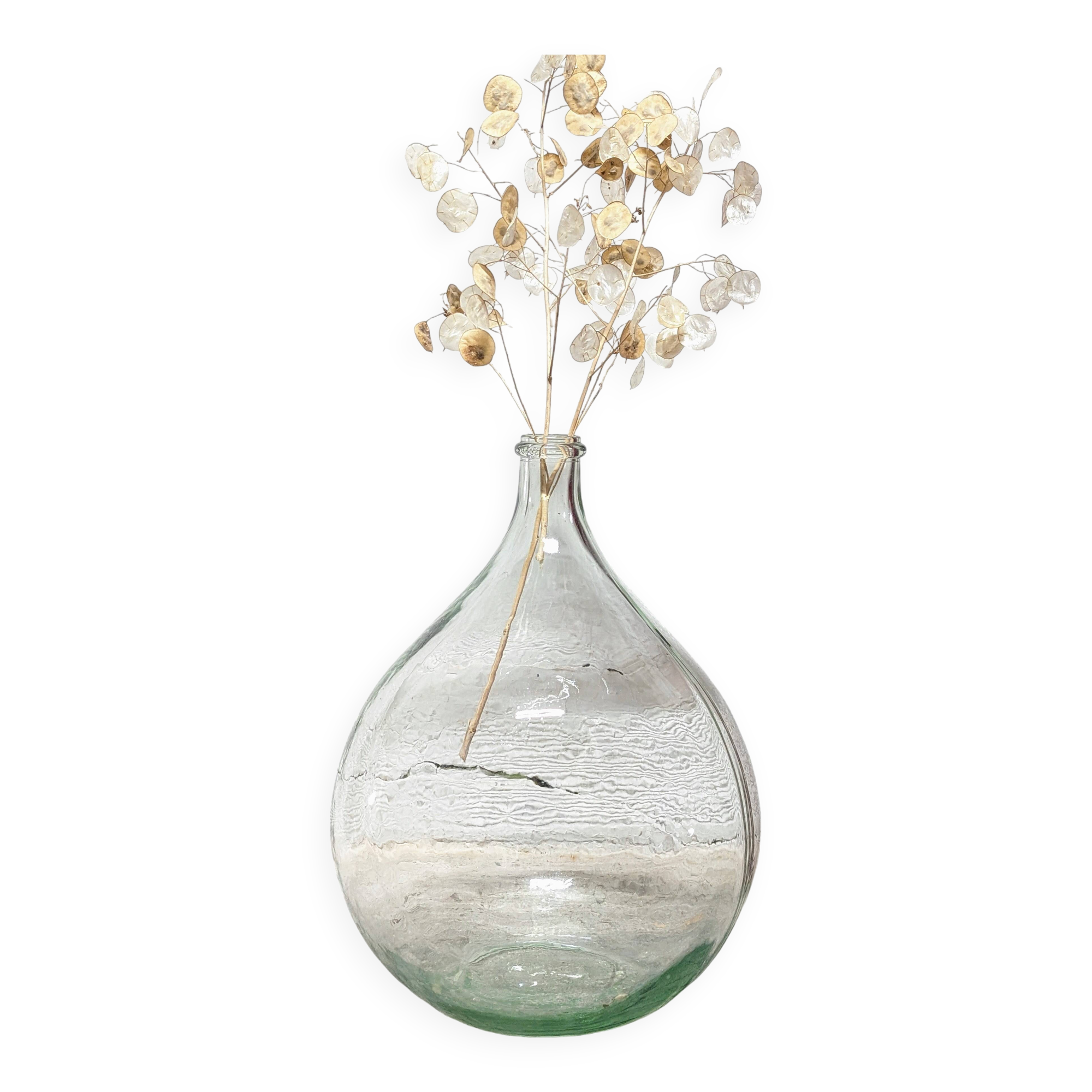 Transparent demijohn 20 liters