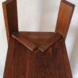 Vintage solid oak console