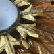 70s sun ceiling light