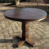 Oak pedestal table 1950