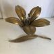 Brass flower ashtray