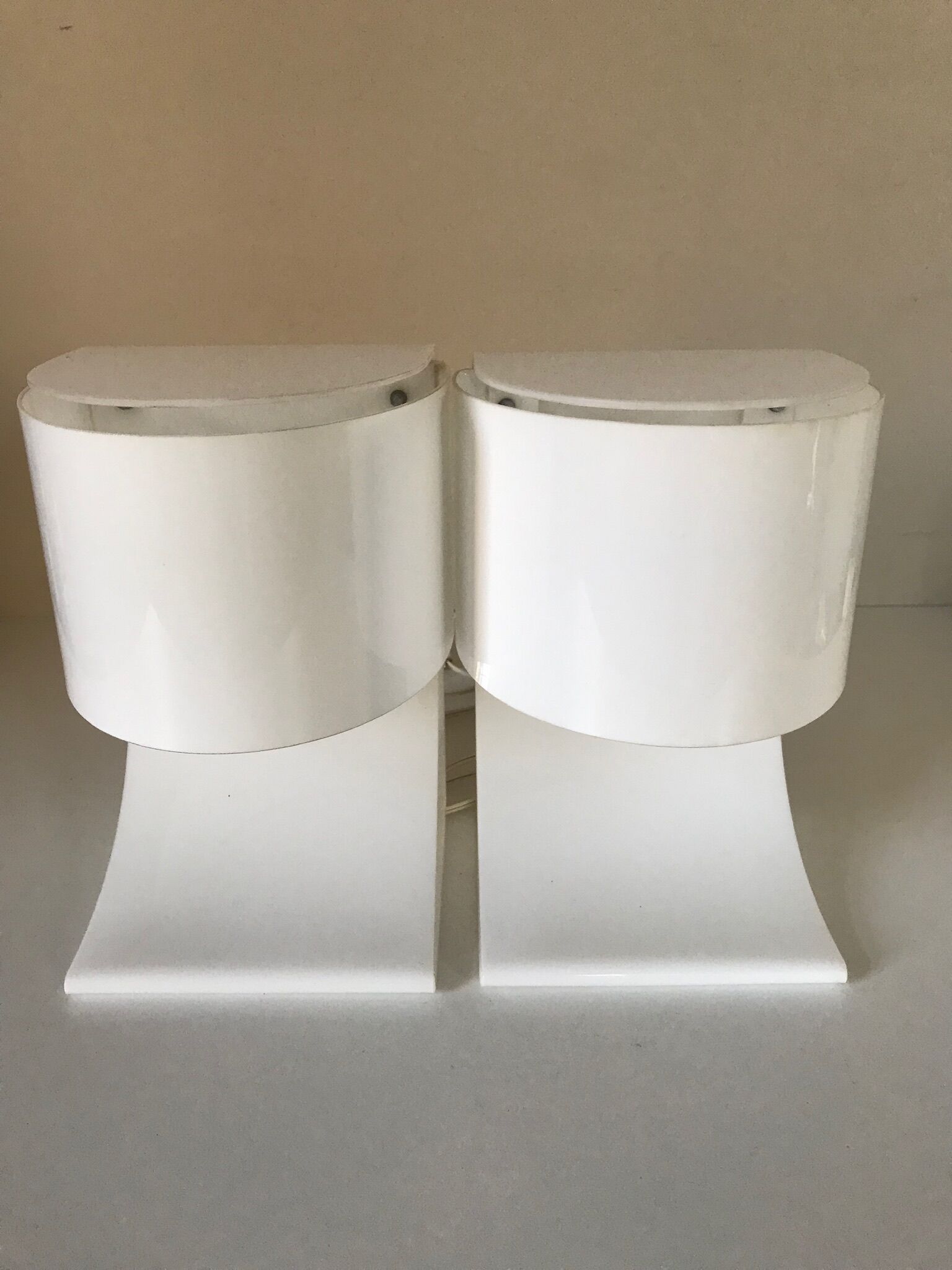 Paire de lampes frère édition Chabrières années 70