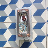 Erco wall lamp in molded blown glass