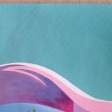 Old poster SNCF La Côte Basque J. Jacquelin 1964