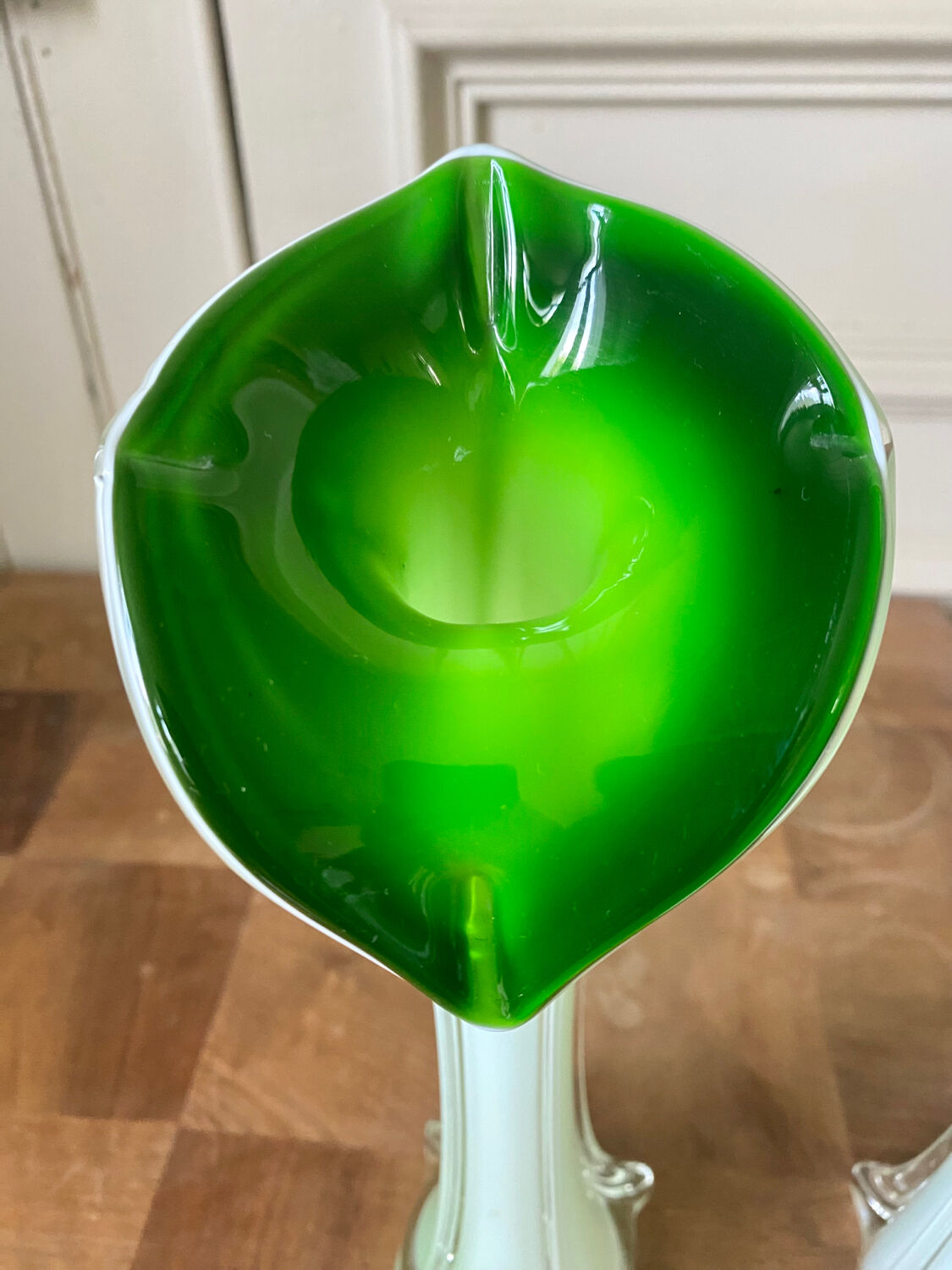 Paire de vases style Murano années 60