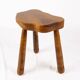 Tripod stool in free form, Brittany, 1950s