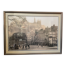 Grand cadre photo ville de Metz années 20
