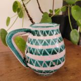 Stoneware pitcher C. Voltz Vallauris