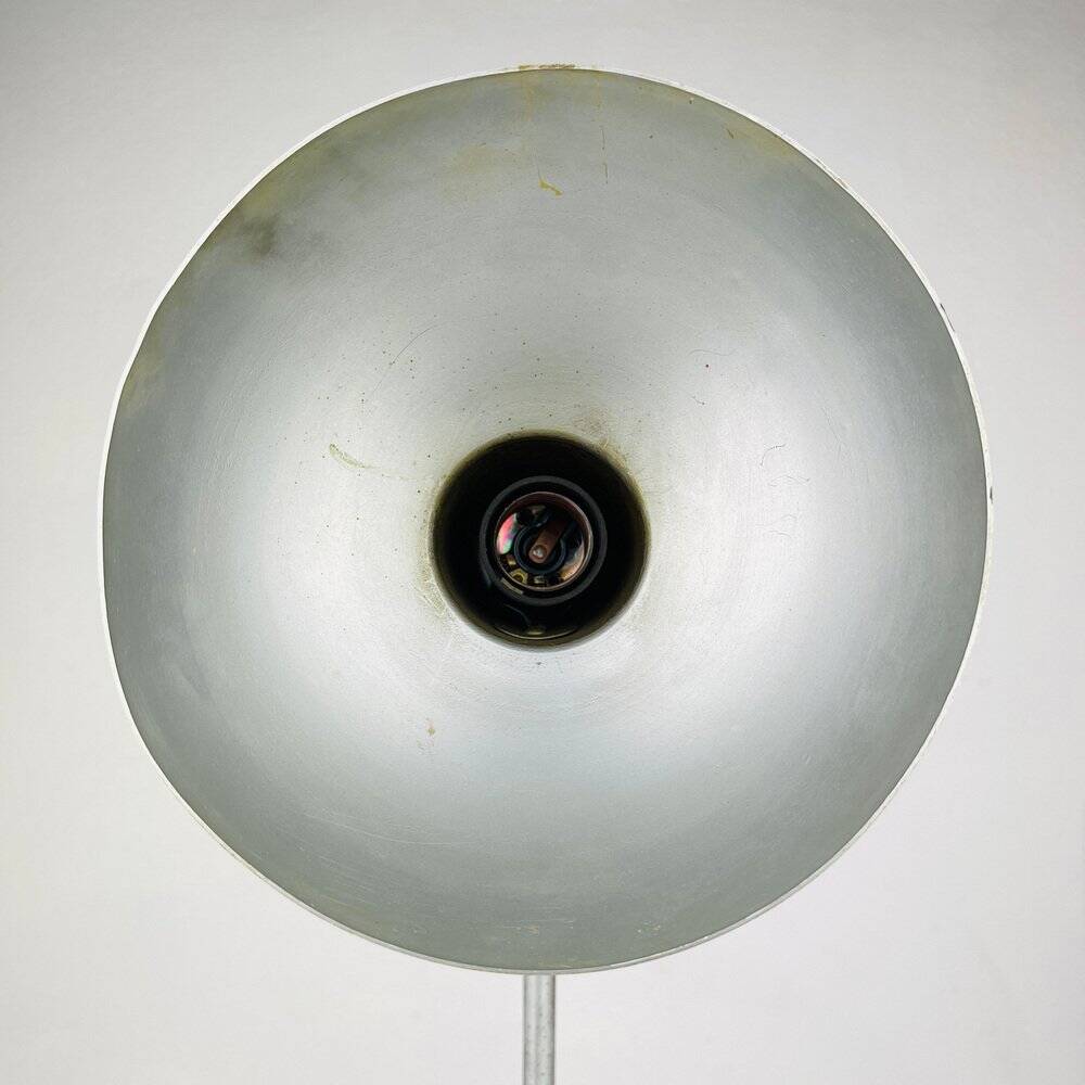 Industrial green metal desk lamp by A. Perazzone Torino, Italy, 1960s.