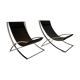 Pair of “Luisa” lounge chairs by Marcello Cuneo. 1970