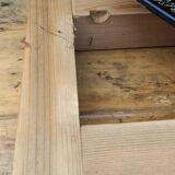 Old Singer sewing machine on pedestal