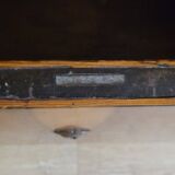 Rare pair of Italian display furniture from the Charles X period in mahogany.