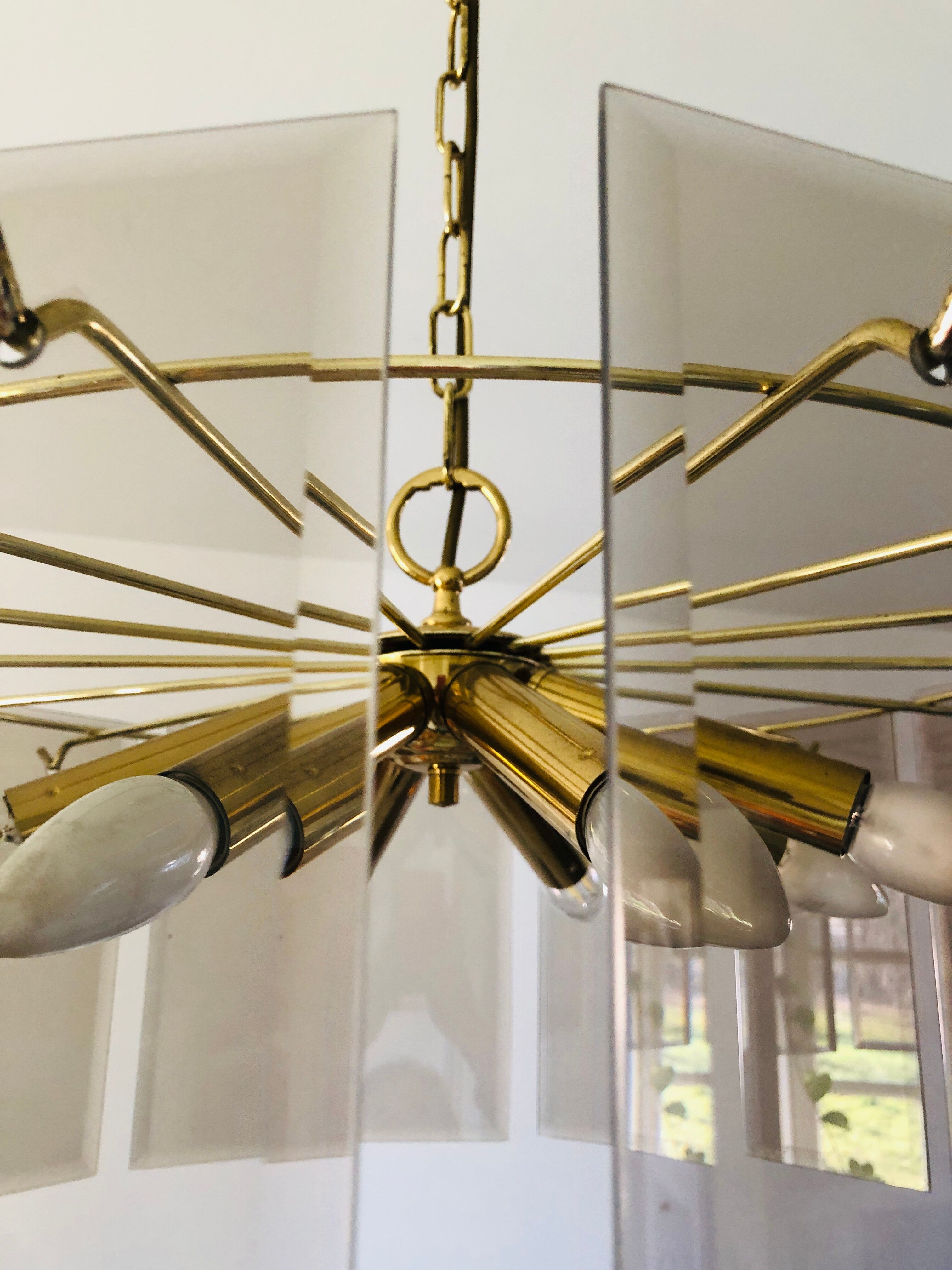 Large chandelier 8 burners 1970