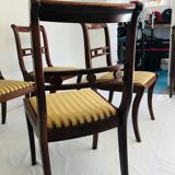 Lot of 4 English style chairs
