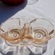 Rosaline molded glass salt and pepper shaker
