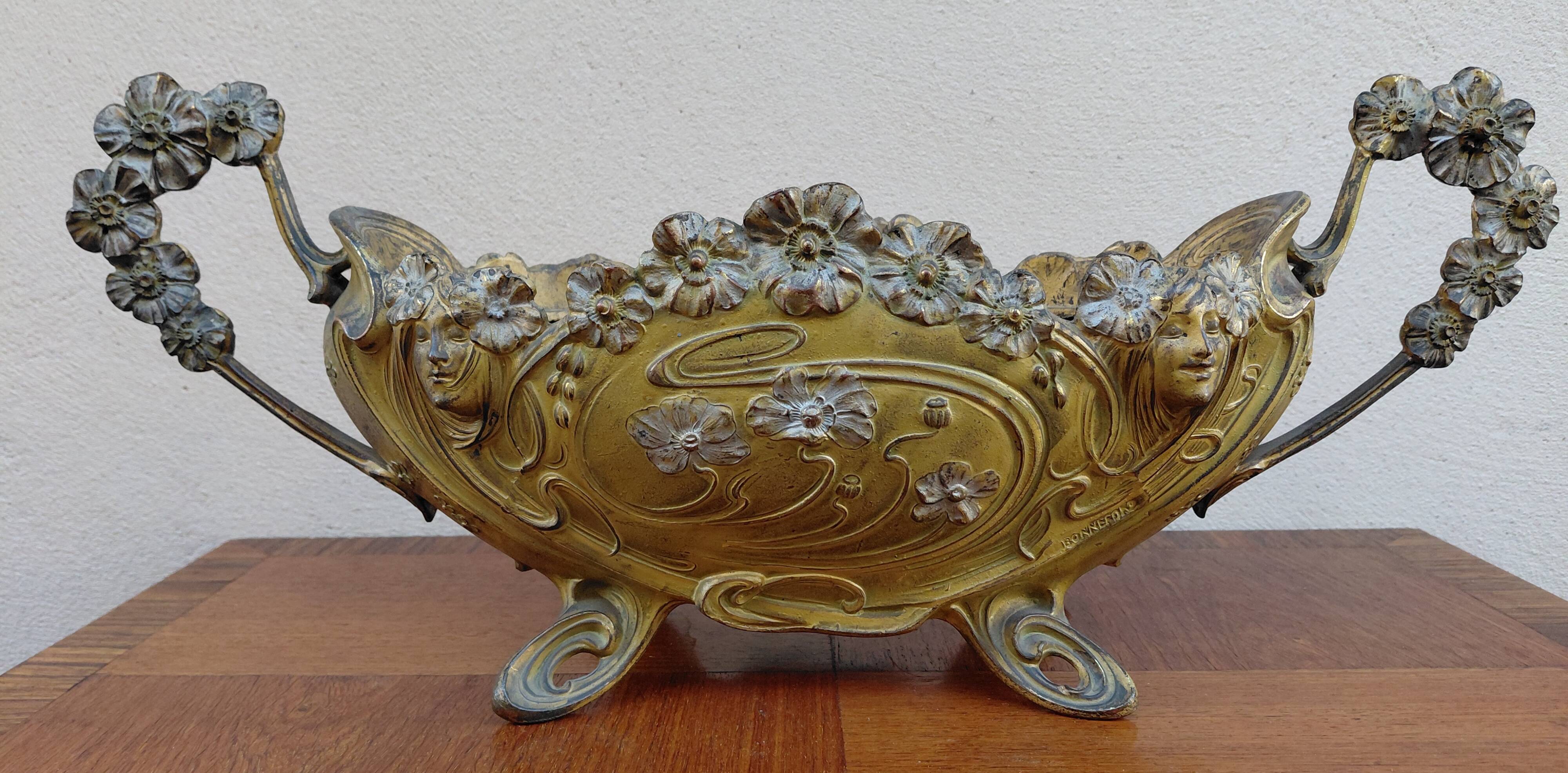 Art Nouveau Planter, Bonnefond Claude