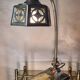 polished coppery brass art deco desk lamp numbered 3kg