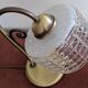 Lampe vintage en Laiton et Cristal taillé