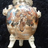 Satsuma tripod vase