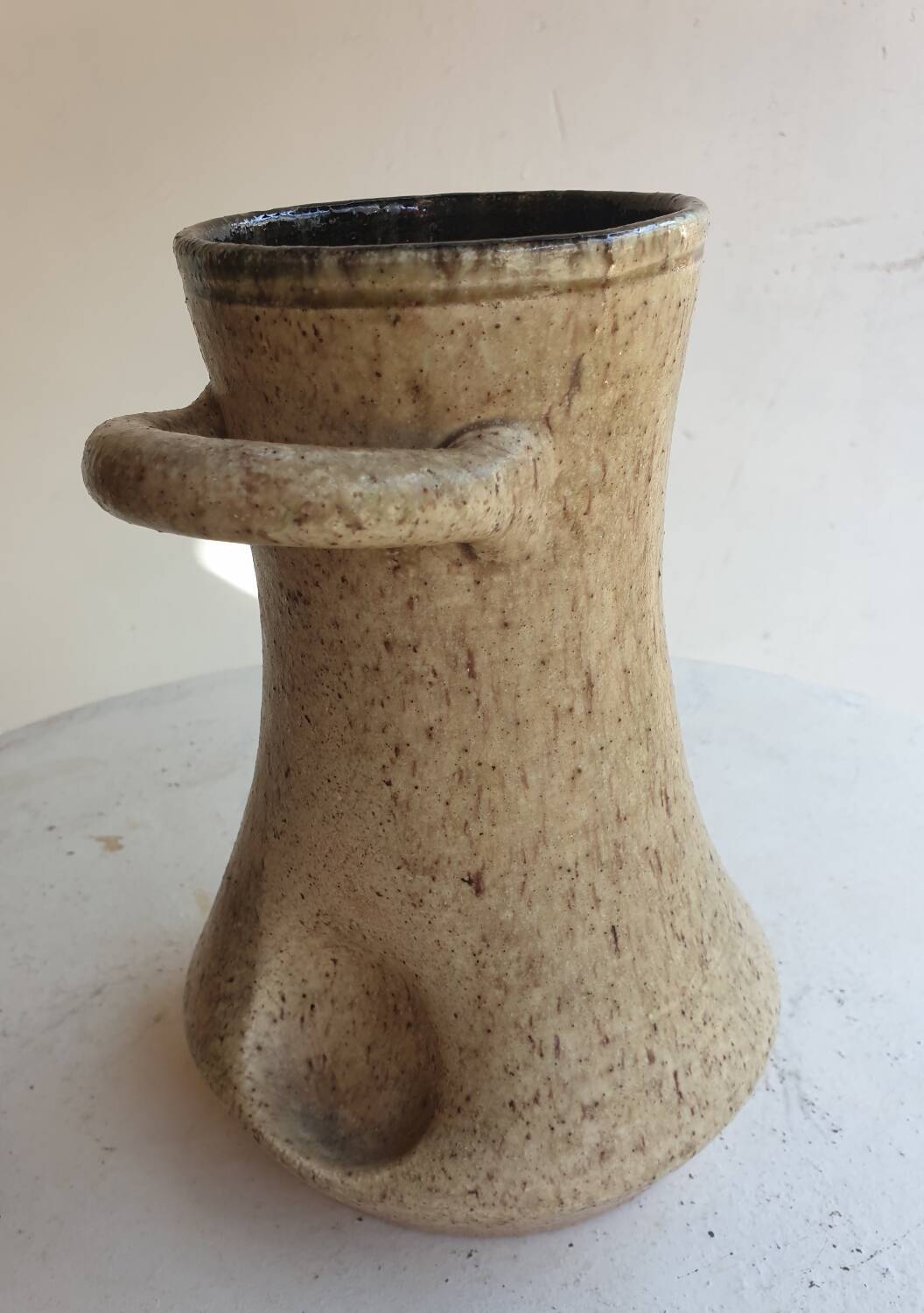 Vintage Accolay ceramic vase from the 1950s and 1960s