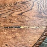 Large round oak table