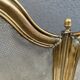 19th-century fireplace screen by Bouhon Frères in brass