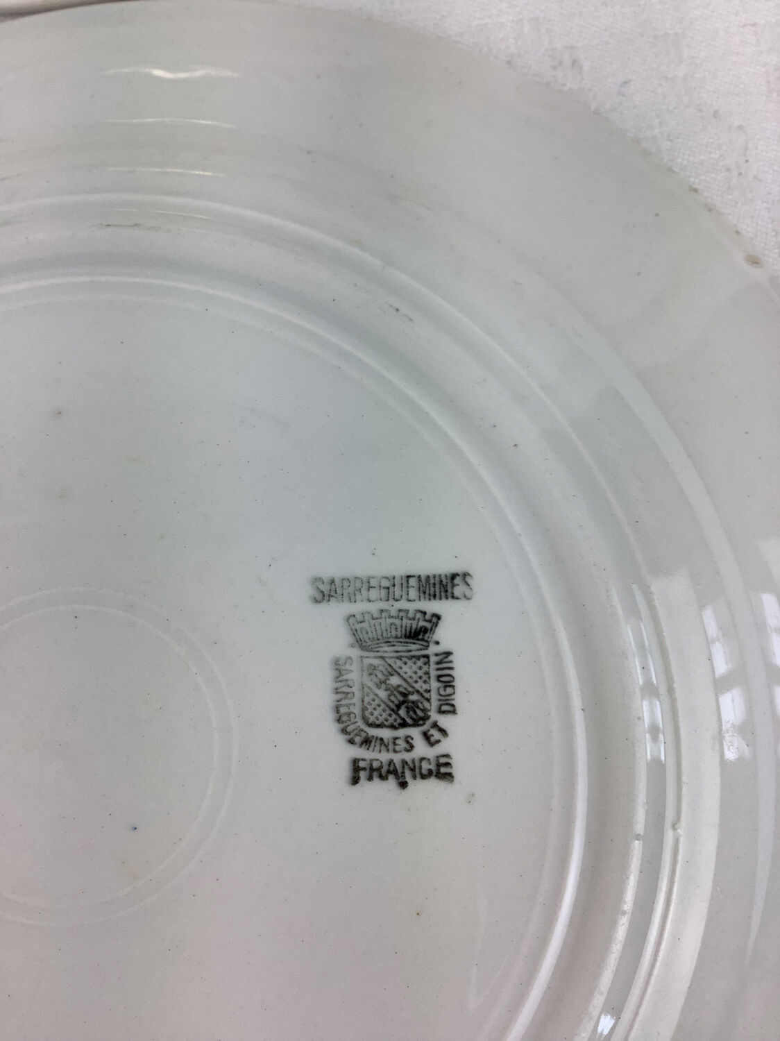 6 dessert plates made in france digoin