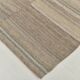 Tapis kilim marron et crème