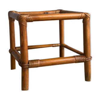 Side table, rattan