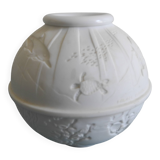 old Limoges Deshoulières porcelain tealight holder