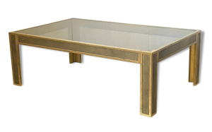 table basse en bronze