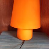 Orange glass paste lamp