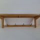 ULUV Czechoslovakian Mid-Century Wooden Wall Coat Rack, circa 1970